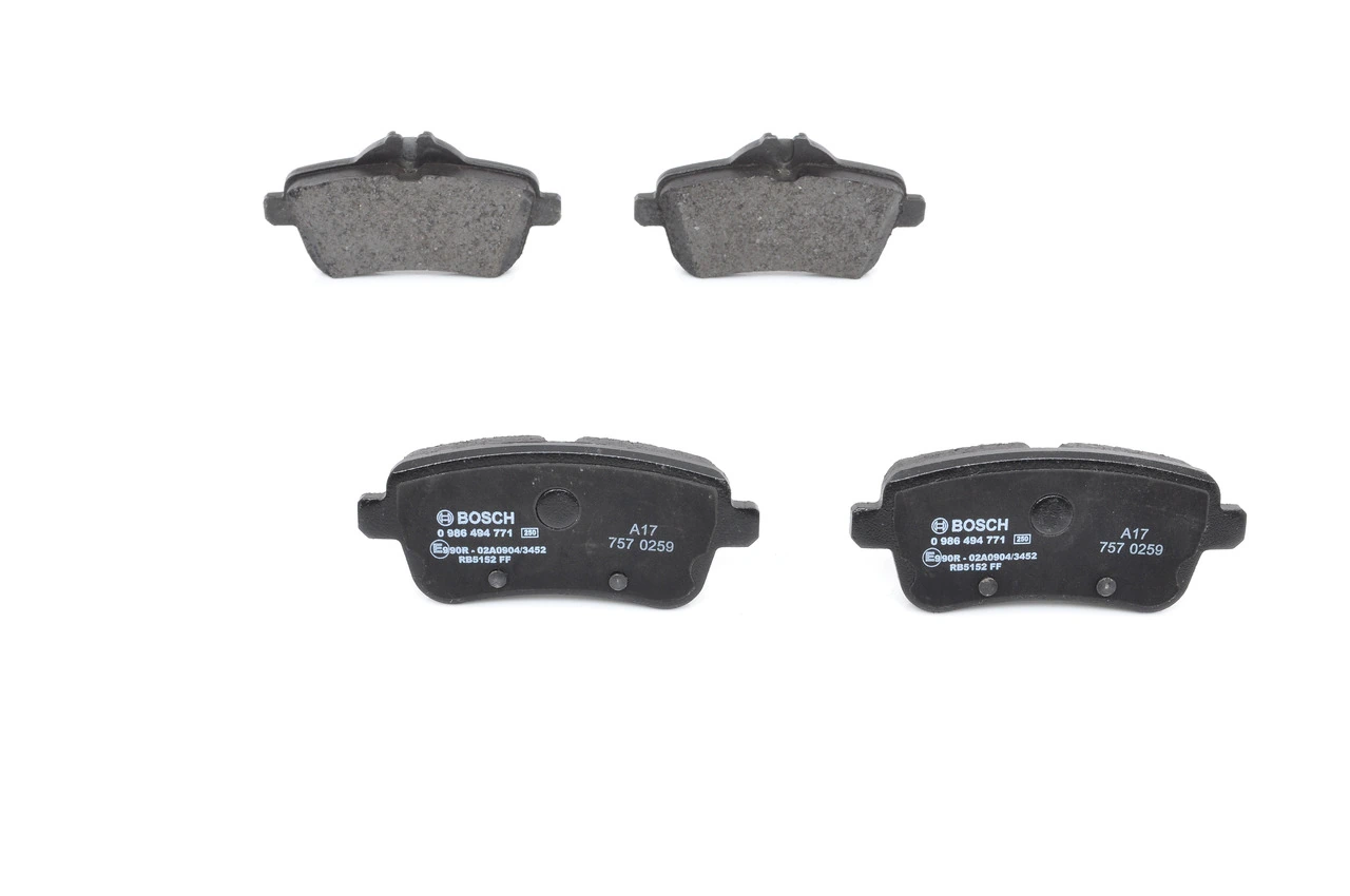 Brake Pad Set, disc brake 0 986 494 771