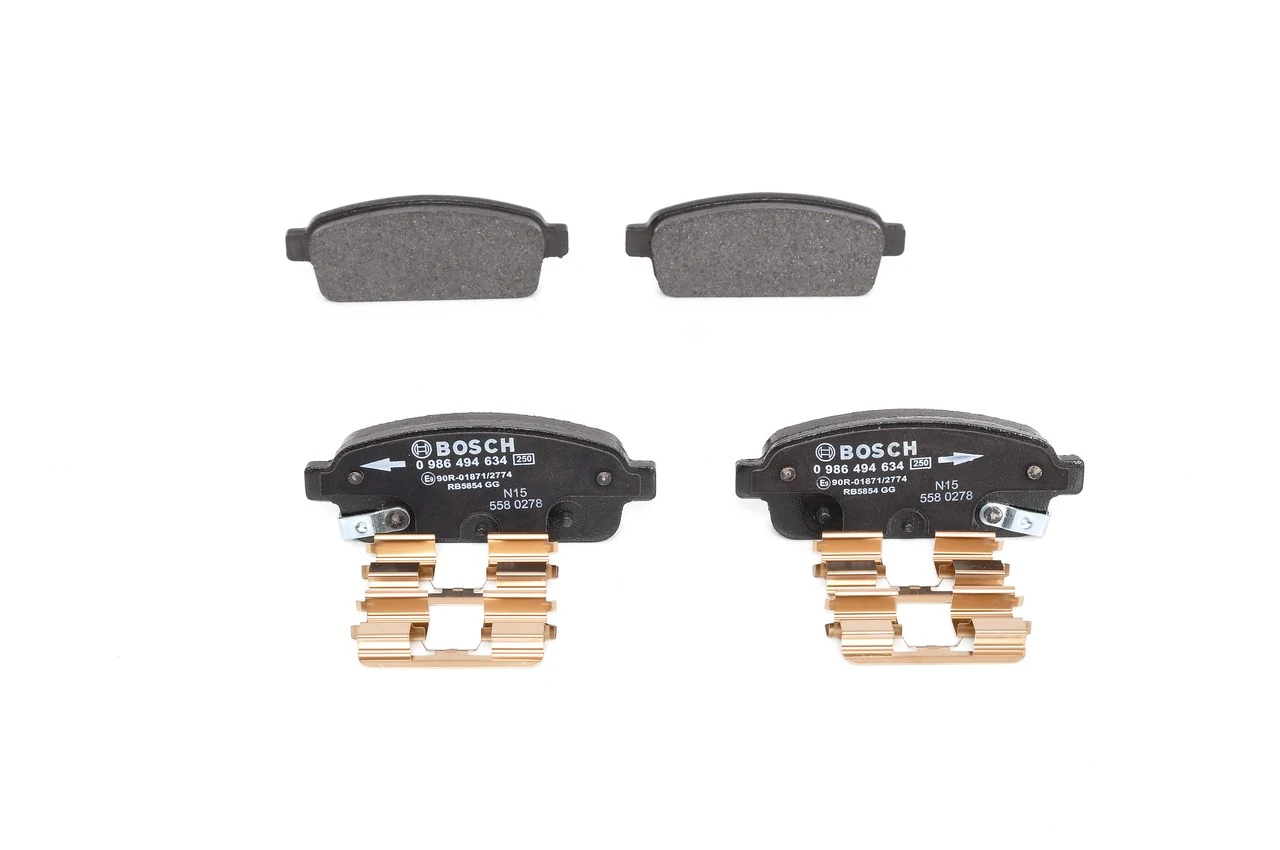 Brake Pad Set, disc brake 0 986 494 634