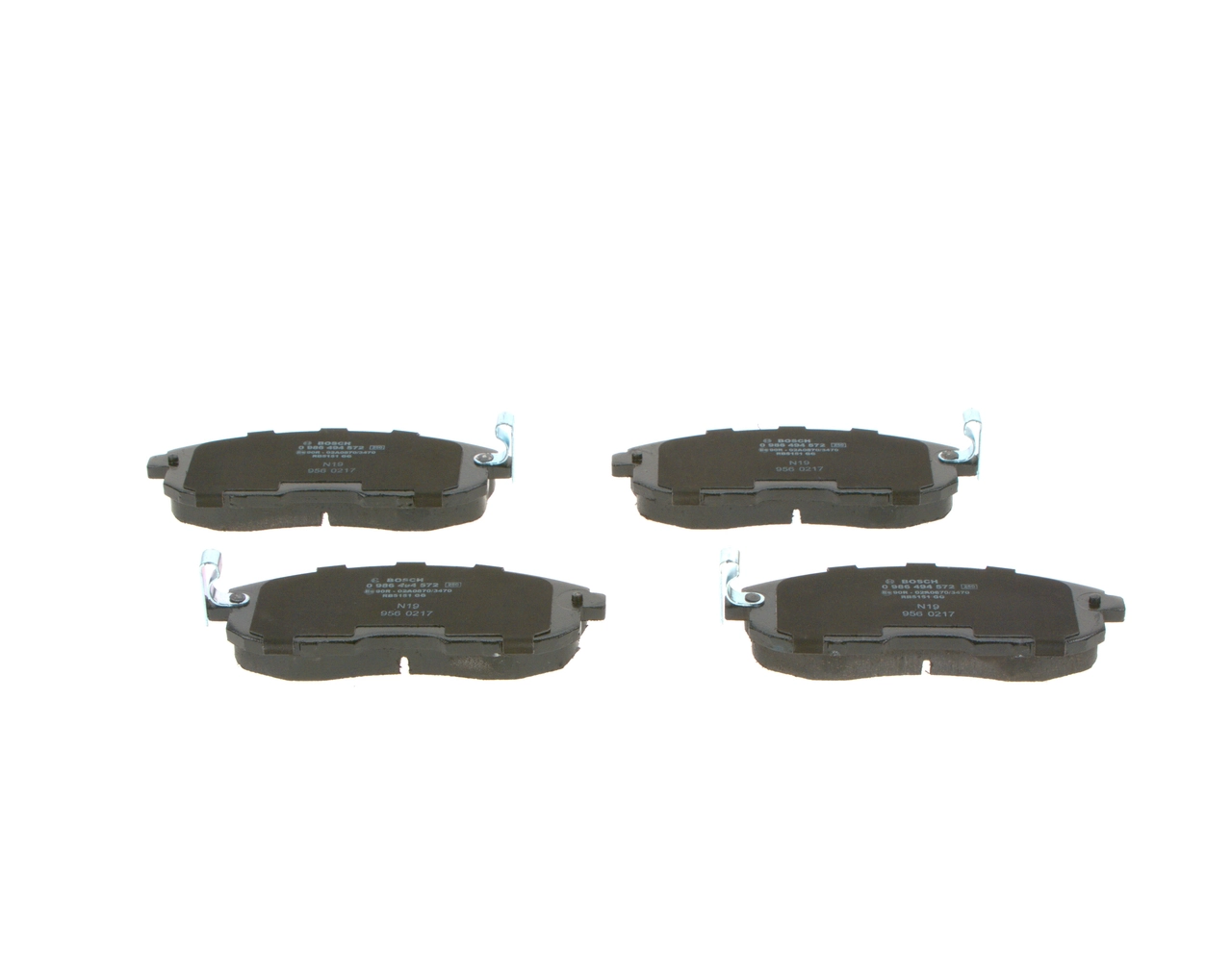 Brake Pad Set, disc brake 0 986 494 572