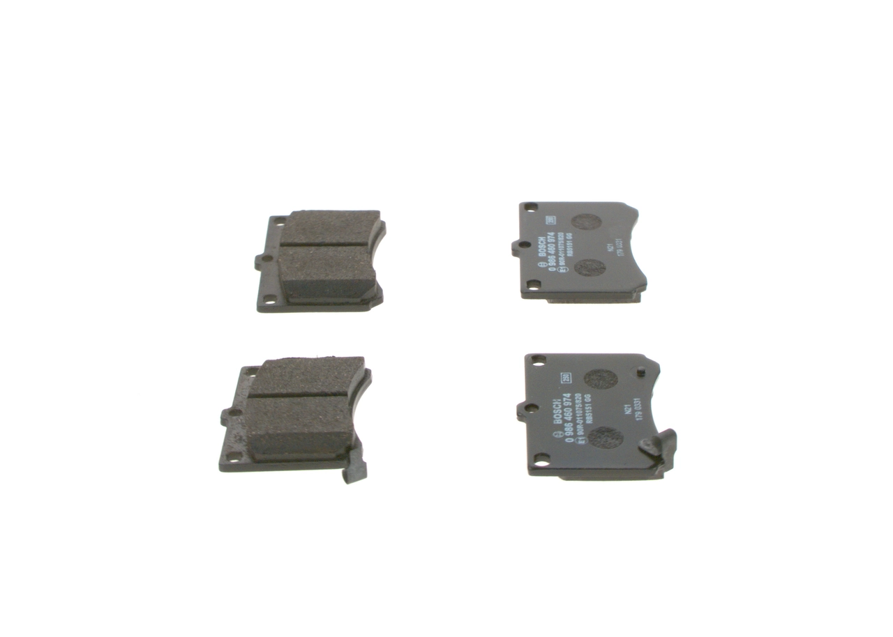 Brake Pad Set, disc brake 0 986 460 974