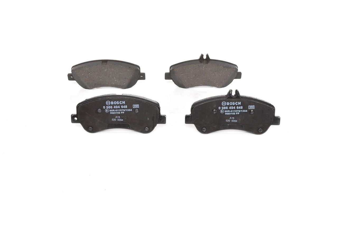 Brake Pad Set, disc brake 0 986 494 648