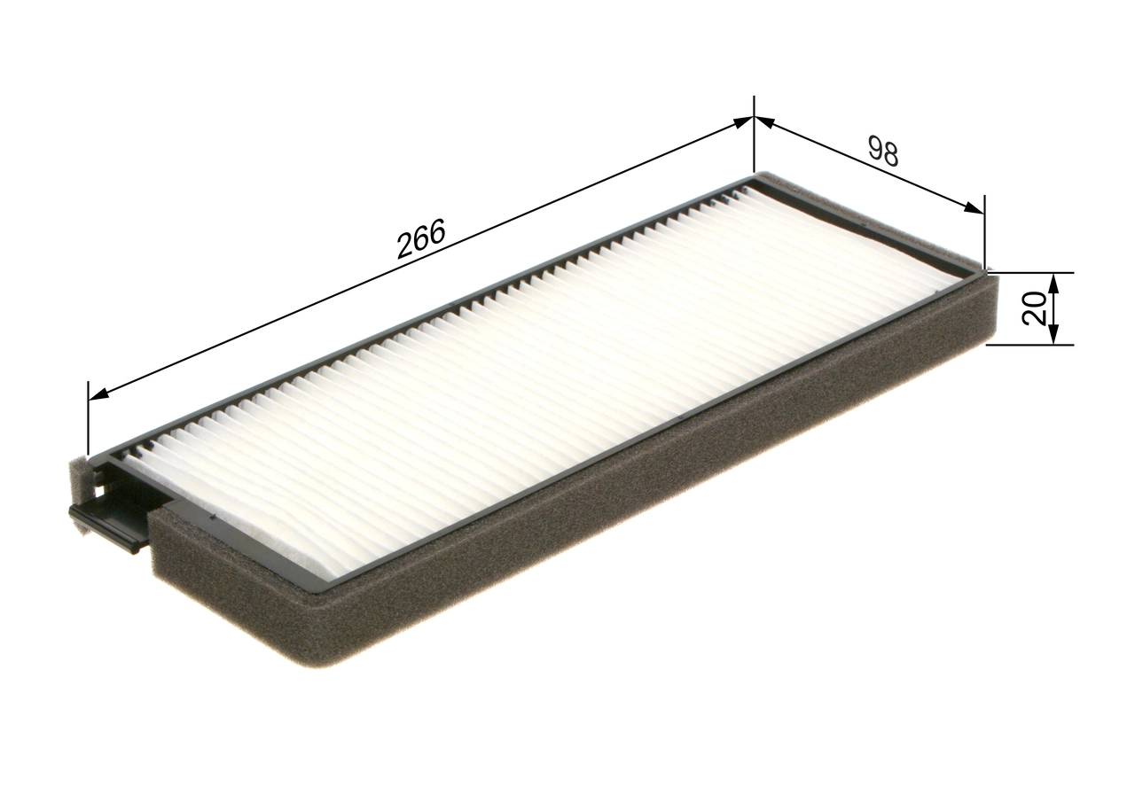 BOSCH 1 987 435 123 Filter, cabin air