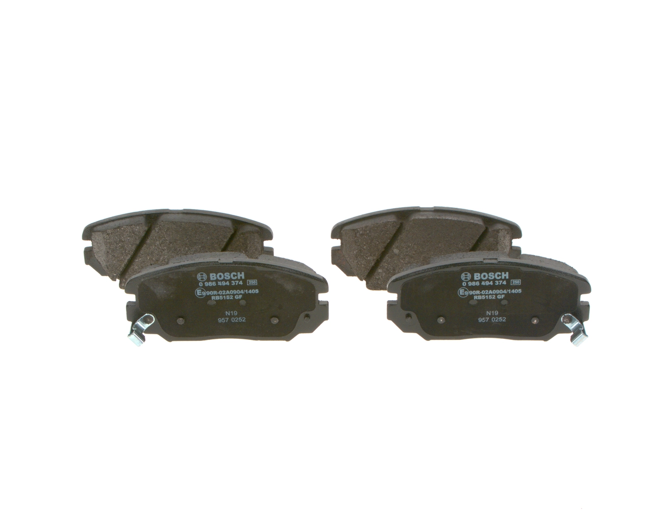 Brake Pad Set, disc brake 0 986 494 374