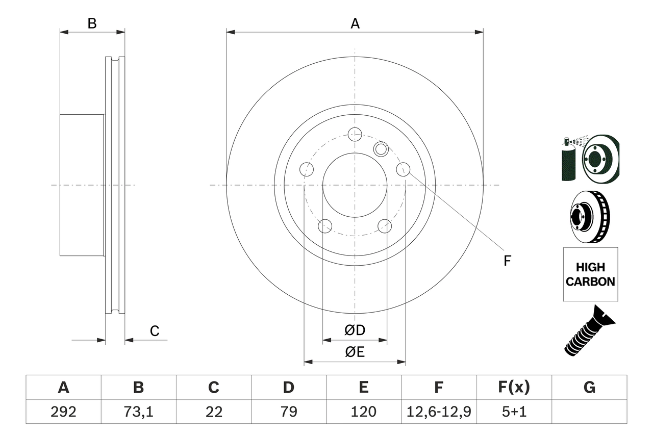 Brake Disc 0 986 479 214