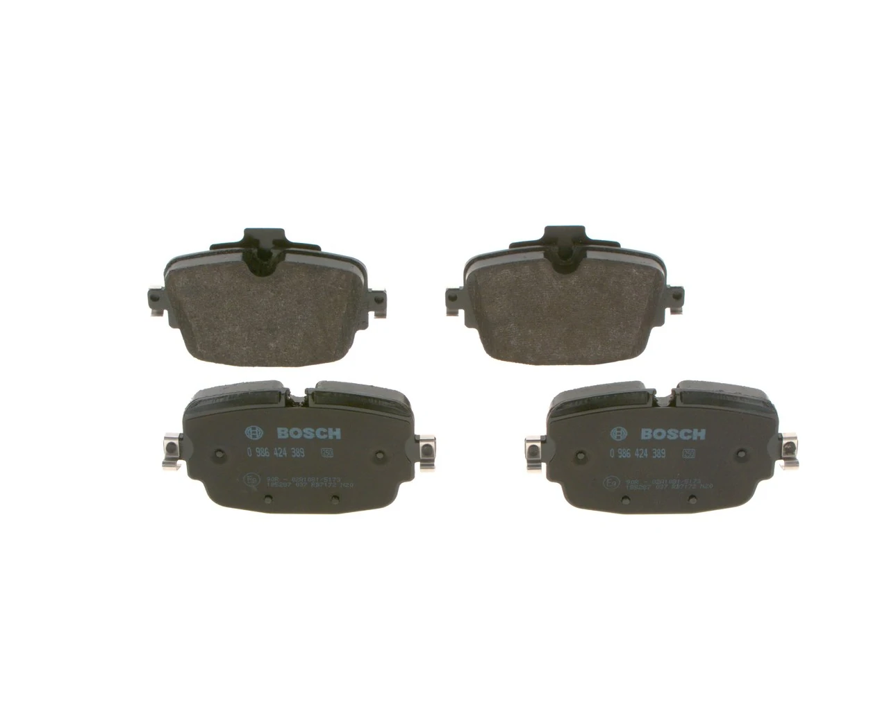 BOSCH 0 986 424 389 Brake Pad Set, disc brake