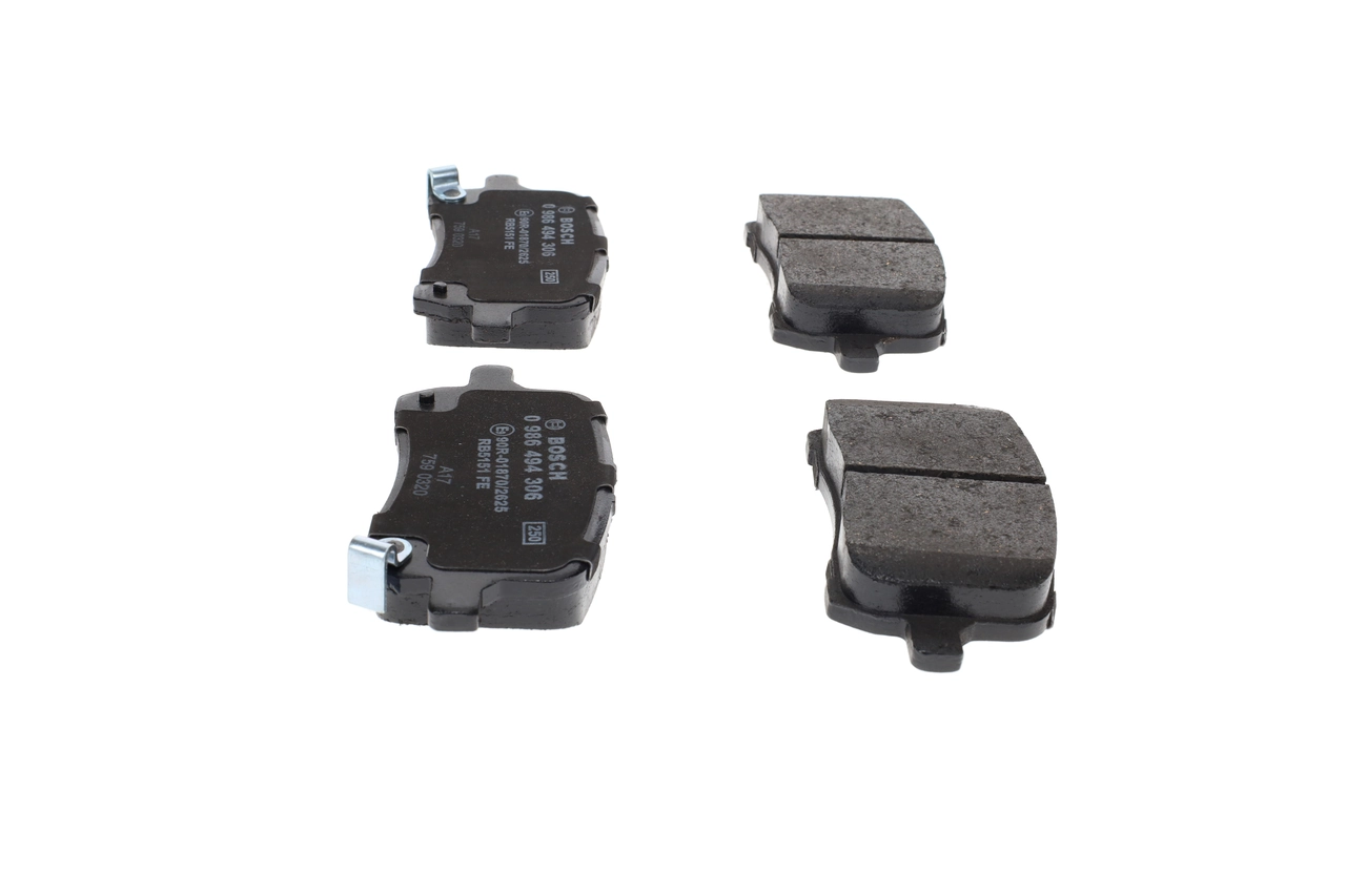 Brake Pad Set, disc brake 0 986 494 306