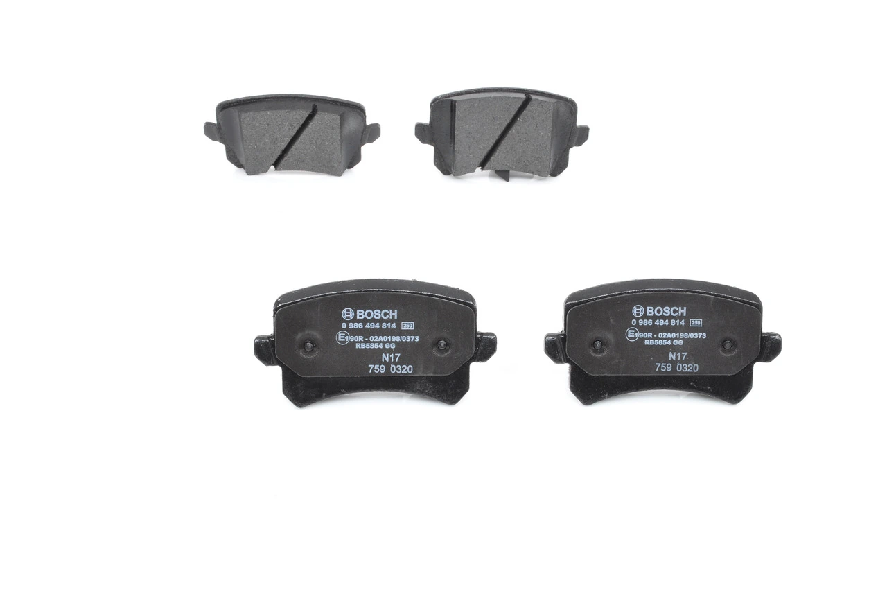 Brake Pad Set, disc brake 0 986 494 814