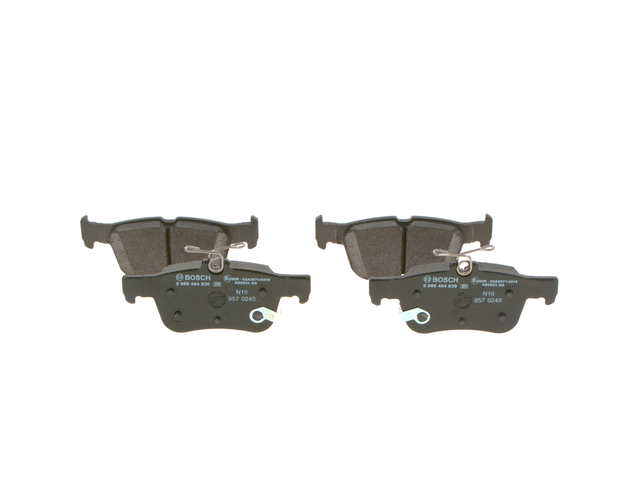 Brake Pad Set, disc brake 0 986 494 839