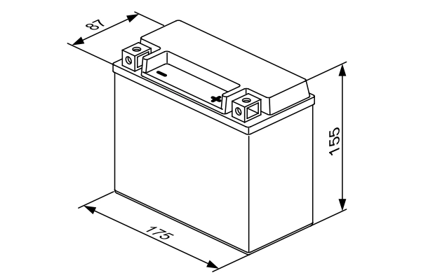 BOSCH 0 092 M60 230 Starter Battery