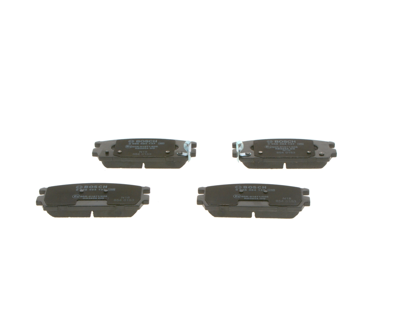 Brake Pad Set, disc brake 0 986 494 137