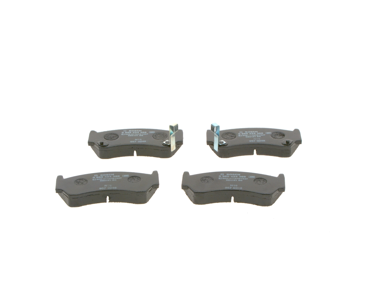 Brake Pad Set, disc brake 0 986 424 369