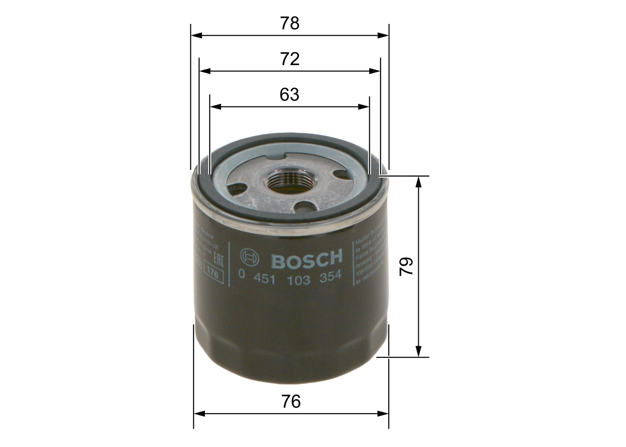 Oil Filter 0 451 103 354