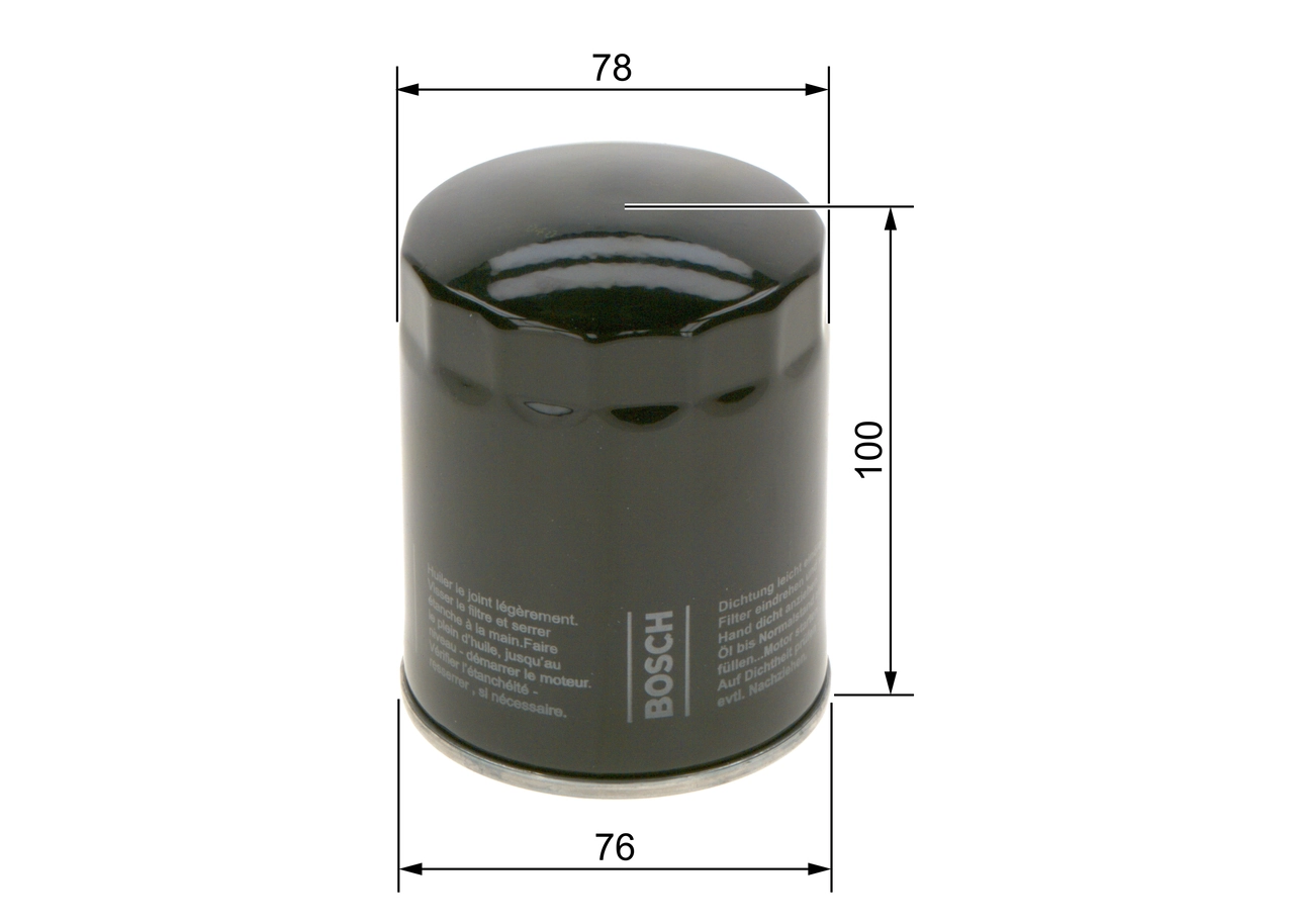BOSCH F 026 407 271 Oil Filter