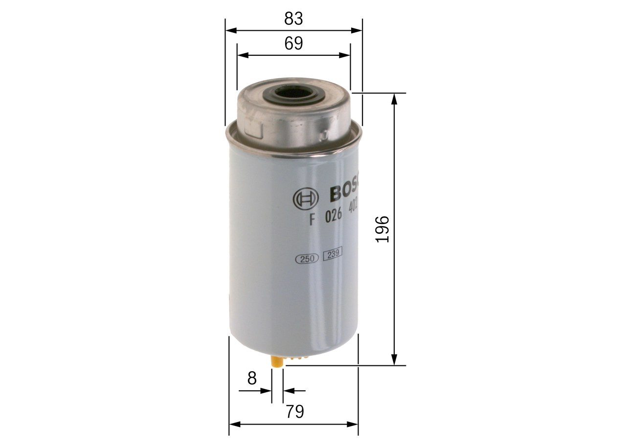Fuel Filter F 026 402 040
