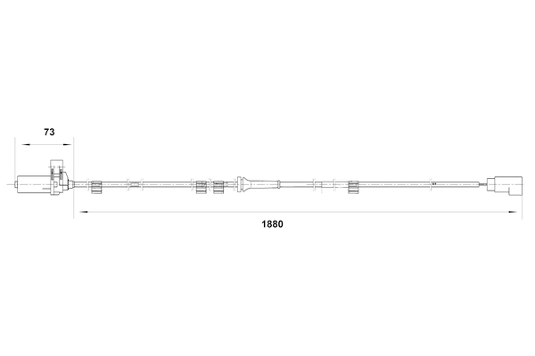 BOSCH 0 265 006 817 Sensor, wheel speed