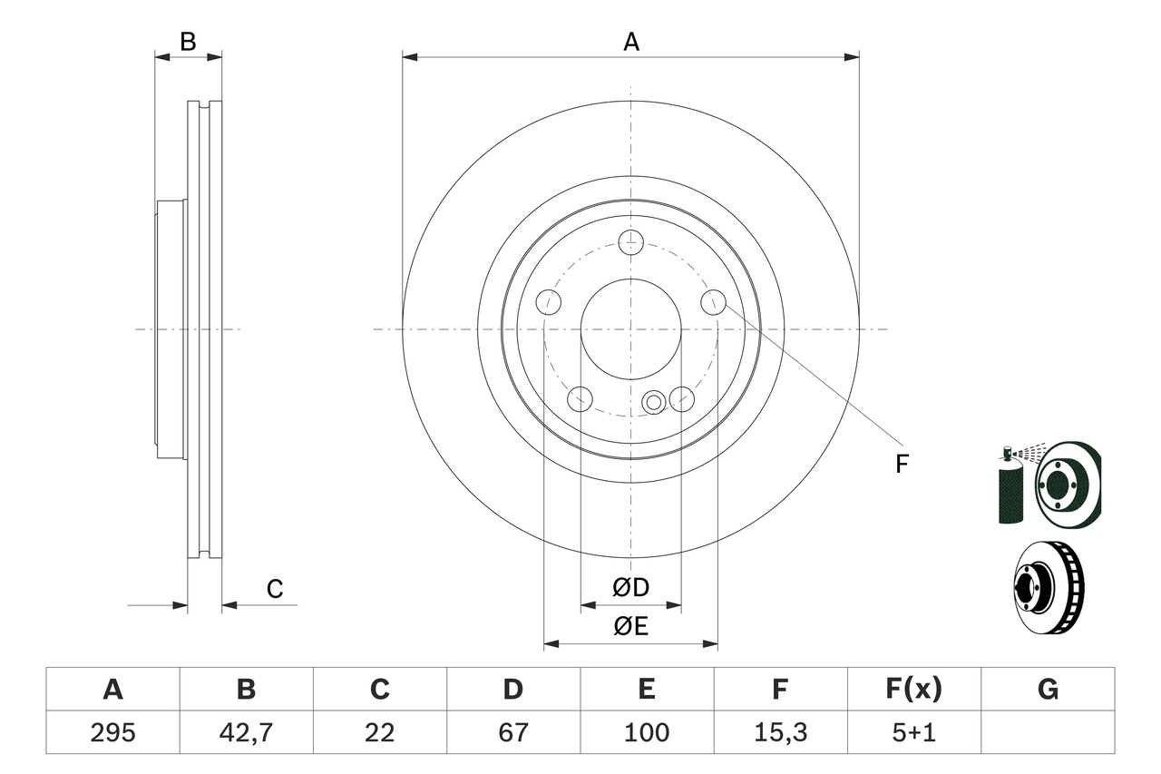 Brake Disc 0 986 479 F75