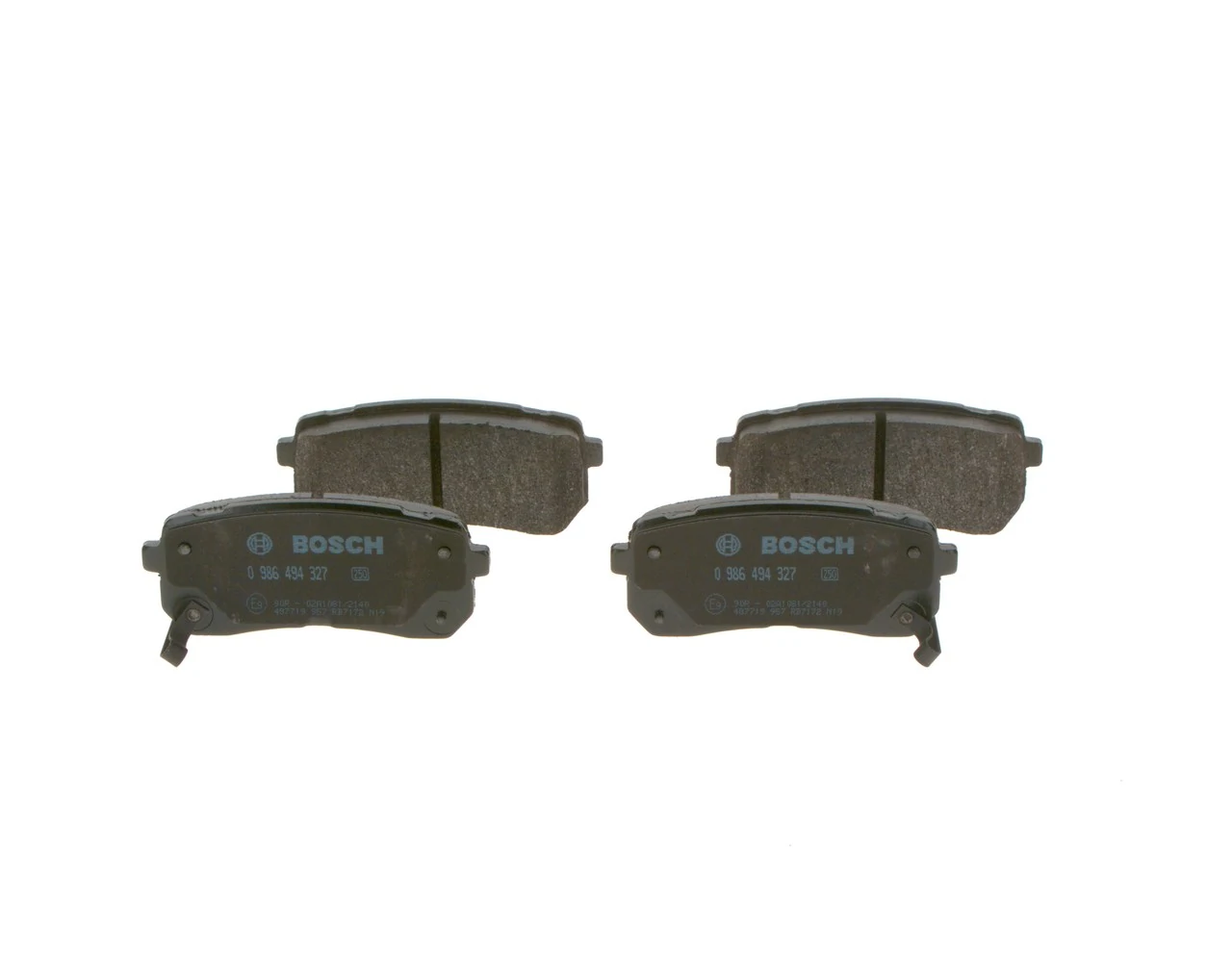 Brake Pad Set, disc brake 0 986 494 327