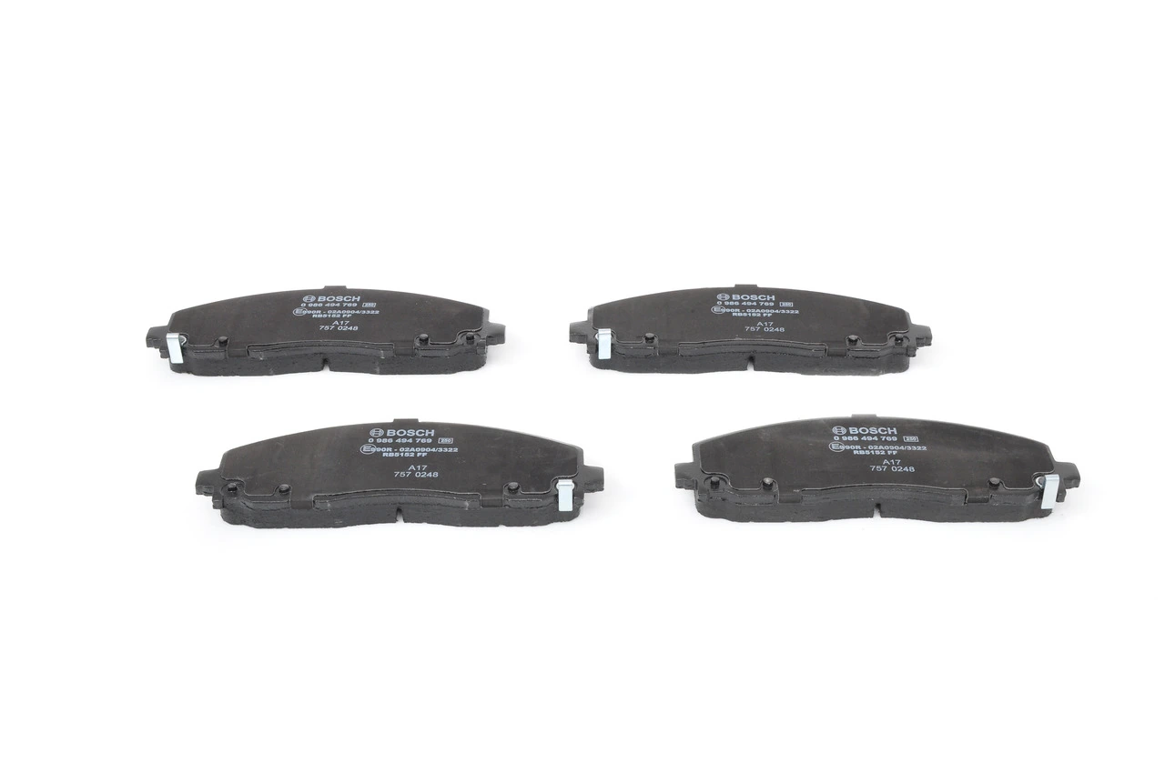 Brake Pad Set, disc brake 0 986 494 769