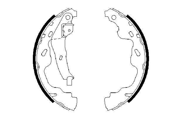 Brake Shoe Set 0 986 487 665
