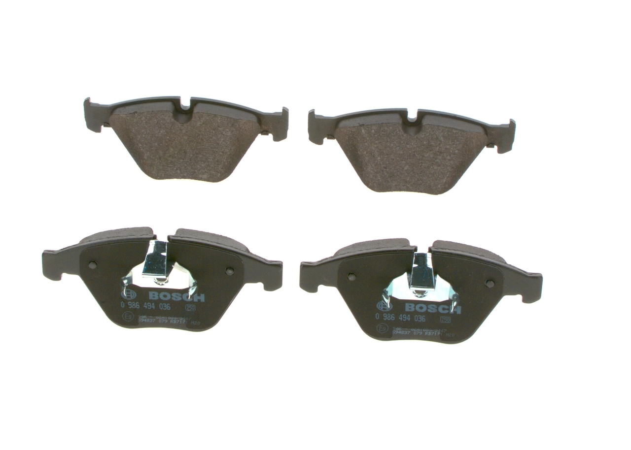 Brake Pad Set, disc brake 0 986 494 036