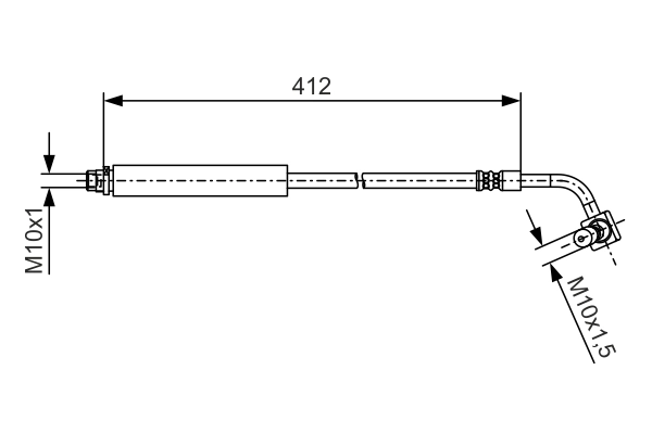 Brake Hose 1 987 481 B24