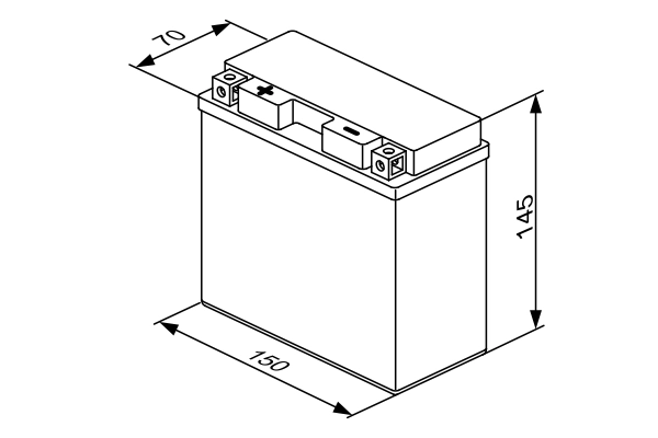 BOSCH 0 092 M60 200 Starter Battery