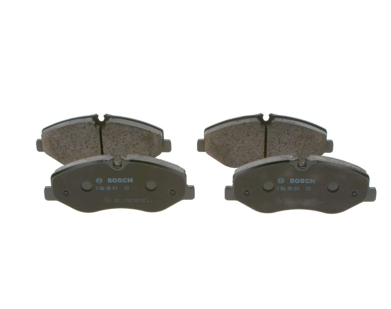 Brake Pad Set, disc brake 0 986 494 914
