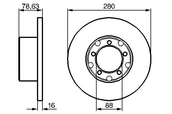 Brake Disc 0 986 478 201