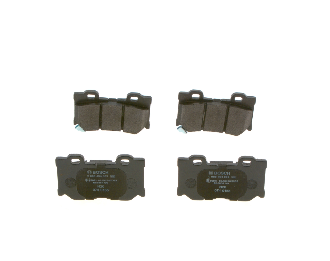 Set bantalan rem, rem cakram 0 986 494 863