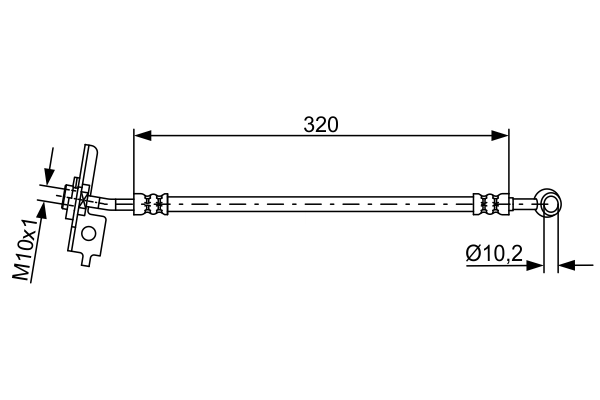 Brake Hose 1 987 481 864