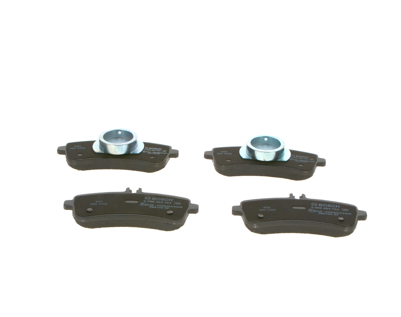 Brake Pad Set, disc brake 0 986 494 763