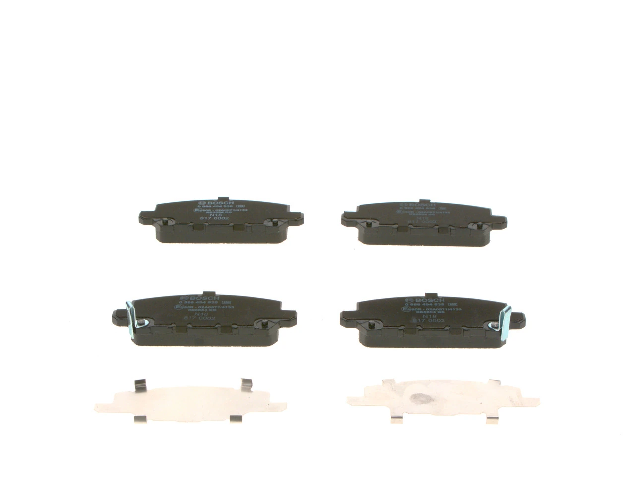 Brake Pad Set, disc brake 0 986 494 838