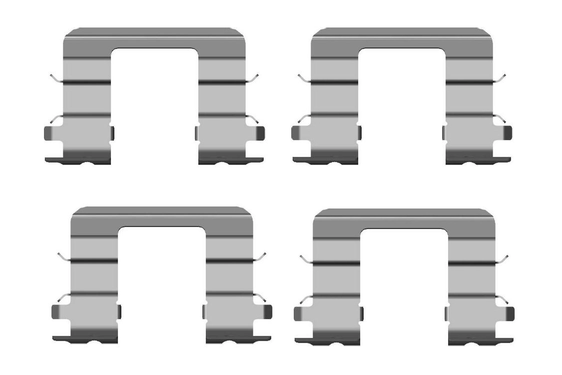Accessory Kit, disc brake pad 1 987 474 441