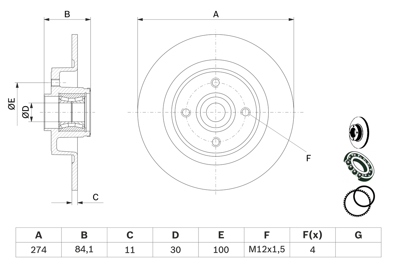 Brake Disc 0 986 479 277