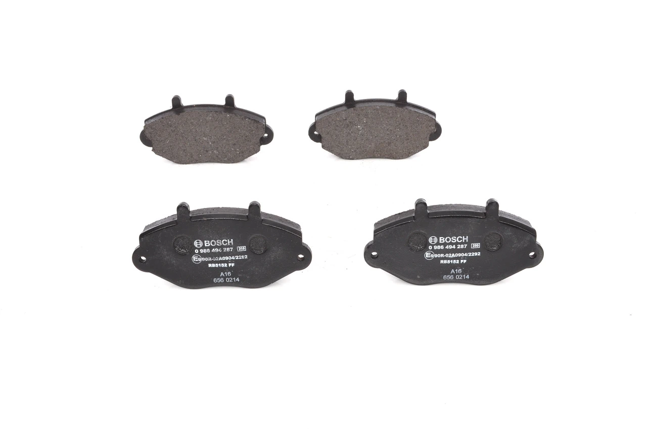 Brake Pad Set, disc brake 0 986 494 287