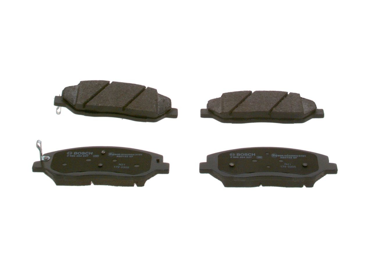 Brake Pad Set, disc brake 0 986 494 227