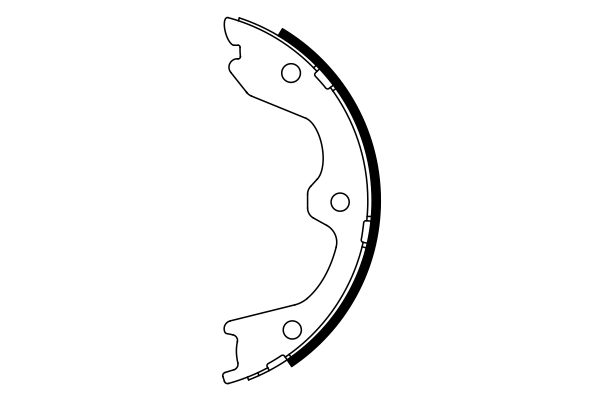 Brake Shoe Set, parking brake 0 986 487 941