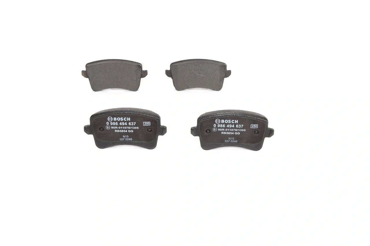 Brake Pad Set, disc brake 0 986 494 637