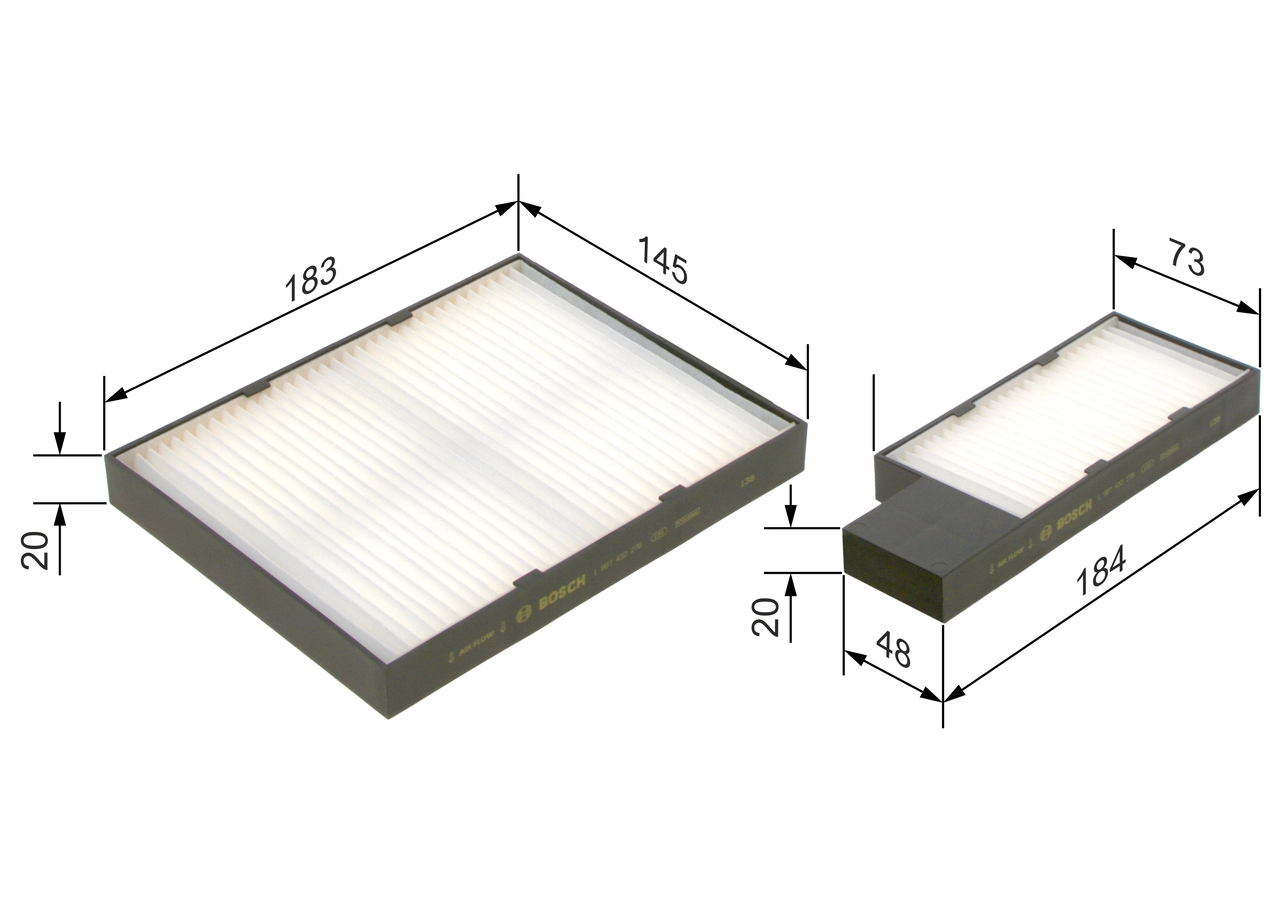 Filter, cabin air 1 987 432 276
