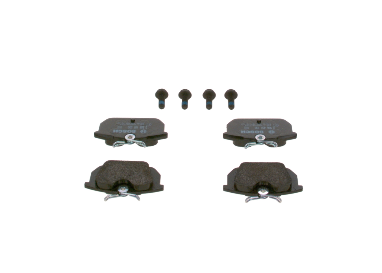 Brake Pad Set, disc brake 0 986 491 030