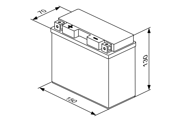 BOSCH 0 092 M60 190 Starter Battery