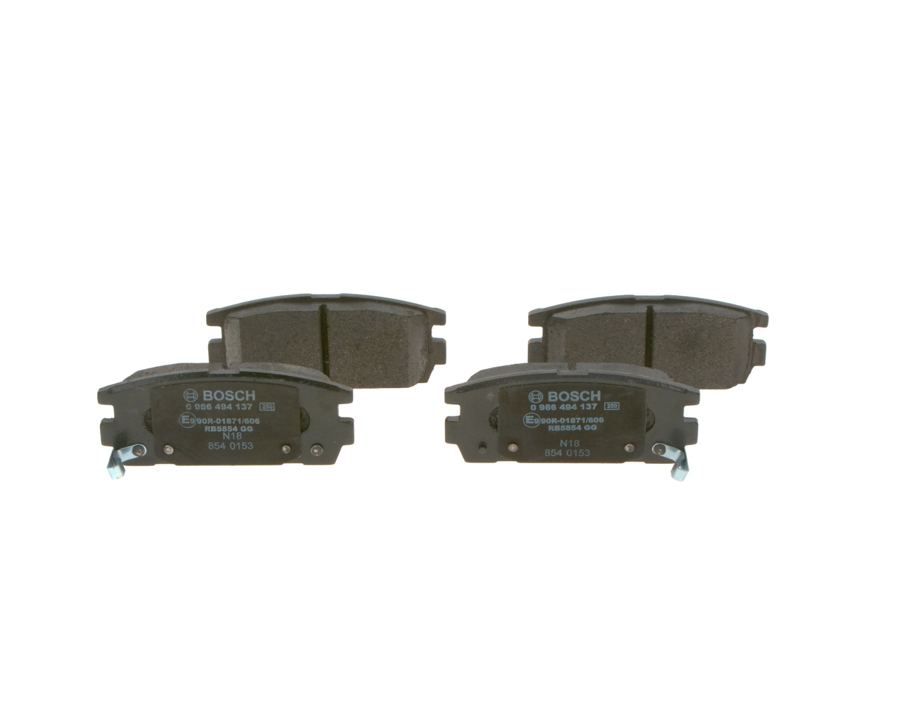 Brake Pad Set, disc brake 0 986 494 137