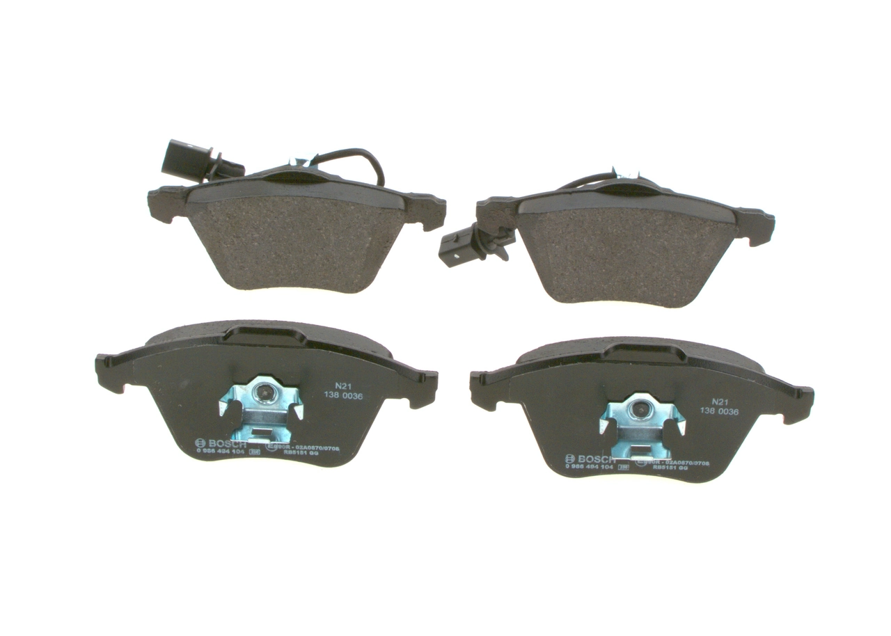 Brake Pad Set, disc brake 0 986 494 104
