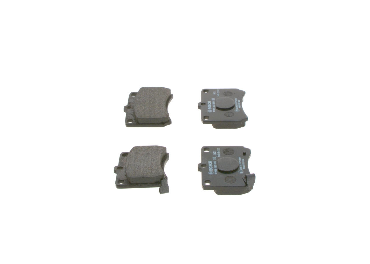 Brake Pad Set, disc brake 0 986 493 550