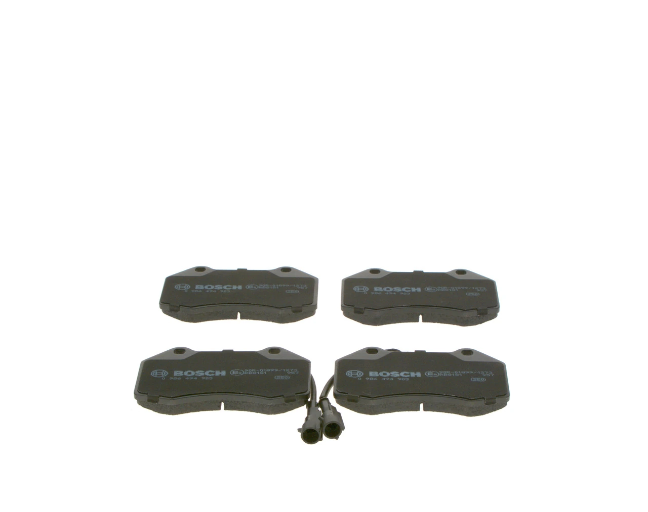 Brake Pad Set, disc brake 0 986 494 903