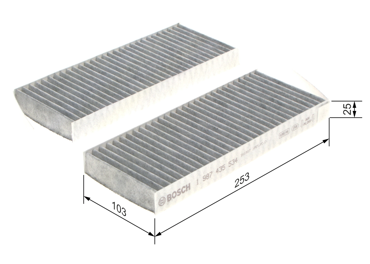 Filter, cabin air 1 987 435 534