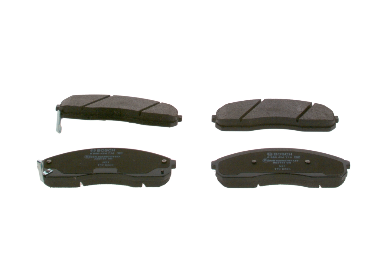 Brake Pad Set, disc brake 0 986 424 714