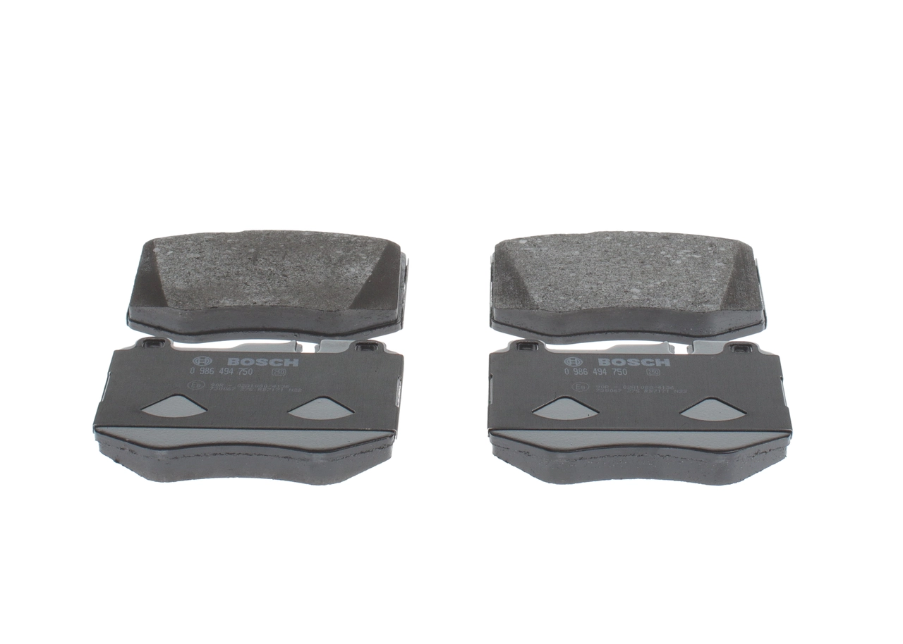 Brake Pad Set, disc brake 0 986 494 750