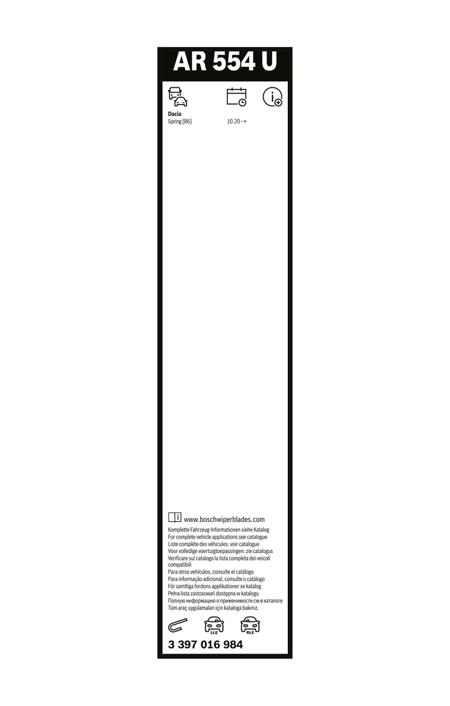 BOSCH 3 397 016 984 Wiper Blade