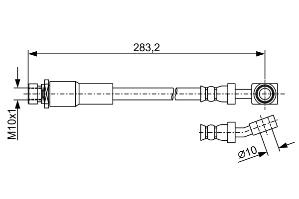 BOSCH 1 987 481 972 Brake Hose